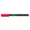 טוש לא מחיק STAEDTLER Lumocolor (M) 317-2 - אדום