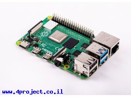 תמונה של מוצר כרטיס פיתוח - Raspberry Pi 4 - דגם B עם 4G זכרון