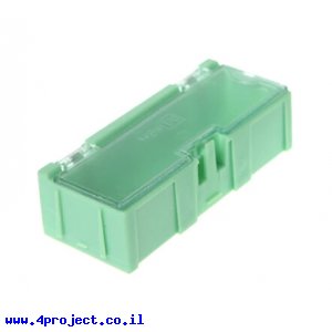 קופסה מודולרית לאחסון רכיבים - 75x31.5x21.5 מ"מ - ירוק