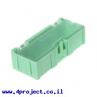קופסה מודולרית לאחסון רכיבים - 75x31.5x21.5 מ"מ - ירוק