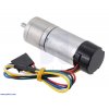 מנוע HP 25Dx67L מהירות 210rpm @ 12V עם מקודד