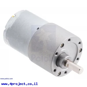 מנוע 37Dx57L מהירות 67rpm @ 12V