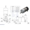 מנוע 37Dx73L מהירות 67rpm @ 12V עם מקודד