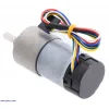 מנוע 37Dx73L מהירות 67rpm @ 12V עם מקודד