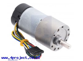 תמונה של מוצר מנוע 37Dx73L מהירות 67rpm @ 12V עם מקודד