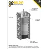 מנוע 37Dx99L מהירות 210rpm @ 12V עם מקודד - Modern Robotics/MATRIX
