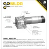 מנוע 37Dx99L מהירות 210rpm @ 12V עם מקודד - Modern Robotics/MATRIX