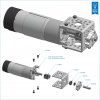 מנוע 37Dx102L מהירות 105rpm @ 12V עם מקודד - Modern Robotics/MATRIX