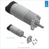 מנוע 37Dx102L מהירות 105rpm @ 12V עם מקודד - Modern Robotics/MATRIX