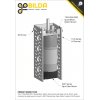 מנוע 37Dx102L מהירות 105rpm @ 12V עם מקודד - Modern Robotics/MATRIX