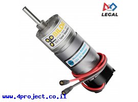 תמונה של מוצר מנוע 37Dx102L מהירות 105rpm @ 12V עם מקודד - Modern Robotics/MATRIX