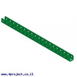 קורת זווית "U" באורך 19 חורים