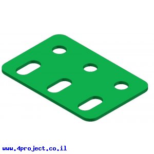קורה שטוחה - 3 חורים
