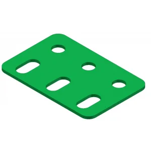 קורה שטוחה - 3 חורים