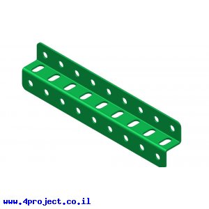 קורת זווית "Z" באורך 9 חורים