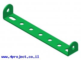 תמונה של מוצר פס מחורר מקופל 1x7x1