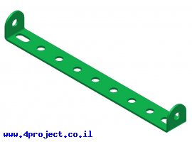 תמונה של מוצר פס מחורר מקופל 1x9x1