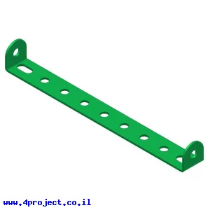 פס מחורר מקופל 1x9x1
