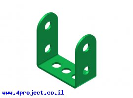 תמונה של מוצר פס מחורר מקופל 2x2x2 + חור אמצעי