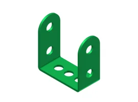 תמונה של מוצר פס מחורר מקופל 2x2x2 + חור אמצעי