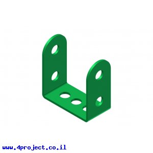 פס מחורר מקופל 2x2x2 + חור אמצעי