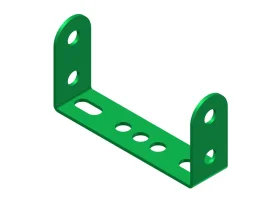 תמונה של מוצר פס מחורר מקופל 2x4x2 + חור אמצעי