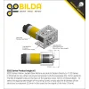 מנוע 32Dx109L מהירות 1620rpm @ 12V עם מקודד - סדרה 5202 - ציר D