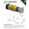 מנוע 32Dx109L מהירות 1150rpm @ 12V עם מקודד - סדרה 5202 - ציר D