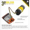 מנוע 32Dx117L מהירות 312rpm @ 12V עם מקודד - סדרה 5202 - ציר D