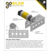 מנוע 32Dx117L מהירות 312rpm @ 12V עם מקודד - סדרה 5202 - ציר D