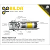 מנוע 32Dx117L מהירות 312rpm @ 12V עם מקודד - סדרה 5202 - ציר D