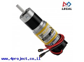תמונה של מוצר מנוע 32Dx117L מהירות 223rpm @ 12V עם מקודד - סדרה 5202 - ציר D