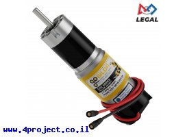 תמונה של מוצר מנוע 32Dx124L מהירות 117rpm @ 12V עם מקודד - סדרה 5202 - ציר D