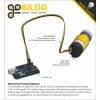 מנוע 32Dx124L מהירות 43rpm @ 12V עם מקודד - סדרה 5202 - ציר D