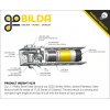 מנוע 32Dx124L מהירות 43rpm @ 12V עם מקודד - סדרה 5202 - ציר D