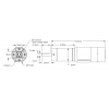 מנוע 32Dx133L מהירות 30rpm @ 12V עם מקודד - סדרה 5202 - ציר D