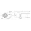 מנוע 32Dx133L מהירות 30rpm @ 12V עם מקודד - סדרה 5202 - ציר D