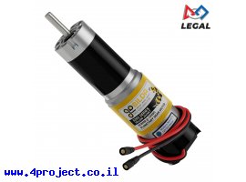 תמונה של מוצר מנוע 32Dx133L מהירות 30rpm @ 12V עם מקודד - סדרה 5202 - ציר D