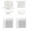 מטריצת לדים קטנה - 8x8 ירוק