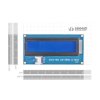 LCD טקסט 16x2, לבן על כחול - חיבור Grove