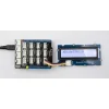 LCD טקסט 16x2, שחור על RGB - חיבור Grove