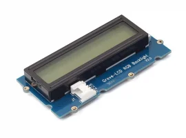 תמונה של מוצר LCD טקסט 16x2, שחור על RGB - חיבור Grove