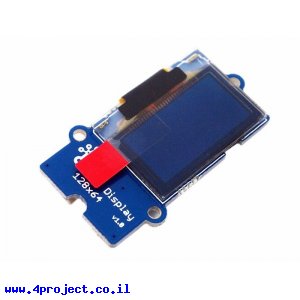 מסך OLED בגודל 0.96" - חיבור Grove, חיבור תחתון