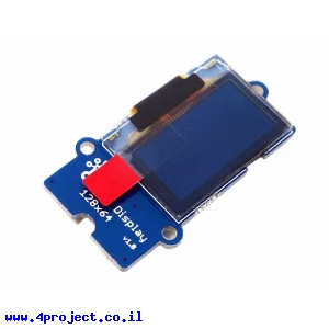 מסך OLED בגודל 0.96" - חיבור Grove, חיבור תחתון