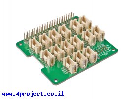 תמונה של מוצר תוסף ל-Raspberry PI - חיבורים למערכת Grove
