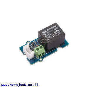 ממסר SPST אטום, 10A@250VAC/30VDC - חיבור Grove