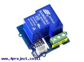 תמונה של מוצר ממסר SPDT אטום, 30A@250VAC/30VDC - חיבור Grove