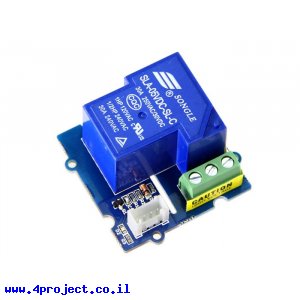 ממסר SPDT אטום, 30A@250VAC/30VDC - חיבור Grove