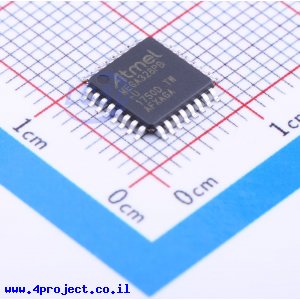 בקר AVR ATMega328PB TQFP 20MHz 32KByte 8A/D