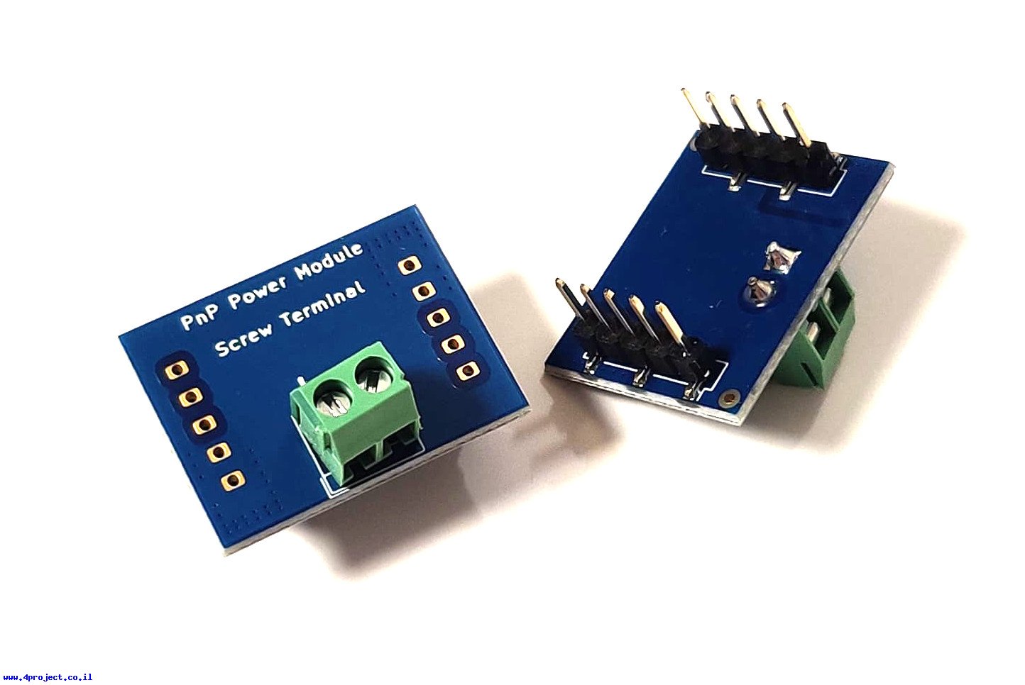 "מודול חיבור מתח עם מחבר טרמינל הברגה למערכת Plug-n-Play"